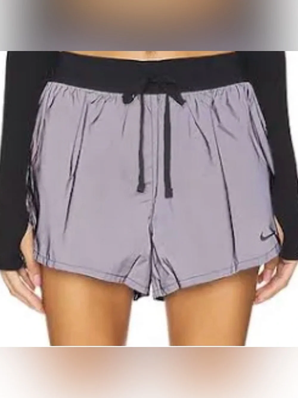 Nike Womens S Nike Running Division Unlined Reflective Grey/Silver Running Short